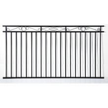 Residential Used Aluminum Black Fence Section